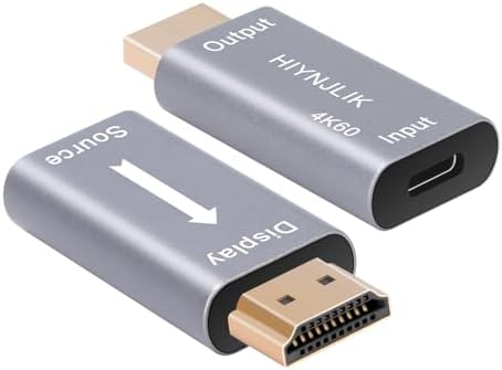 Uni-Directional USB C Female to HDMI Male Adapter, (USB-A to HDMI not Supported), 4K60Thunderbolt 3/4 to HDM I for MacBook Pro/Air, Surface, Galaxy S8 to S23, iPhone 15 Series- 1 Pack